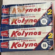 Vintage Kolynos Toothpaste  Six 2-packs  in Original boxes, Advertising Dental picture