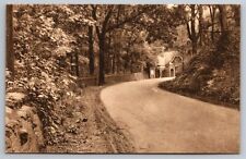 Entrance to Monticello. 1928 Thomas Jefferson Charlottesville Virginia Postcard picture