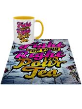 Fight For Your Right To Pour Tea Mug & Chopping Board Set picture