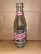 Vintage 1970 Anderson's Sparkling Beverages 6.5 oz. White Bottle picture