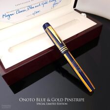 Onoto Blue & Gold Pinstripe Limited Edition New picture