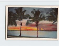 Postcard Beautiful Ocean Sunset in Florida USA picture