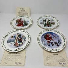 Lenox International Victorian Santas Plate Collection 1992, 1993, 1994, 1995 EUC picture