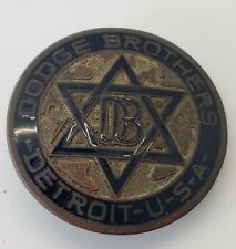 Antique 1926 Dodge Brothers enamel car automobile radiator emblem badge picture
