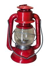 Vintage Dietz H-1 Glass Comet Lantern Red 8-1/2” Tall USA Patent Off Syracuse,NY picture