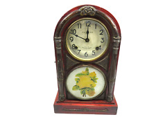Antique Beautiful Rare Japanese clock parlor Mantle Clock  AA2B2306 picture