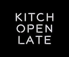 Kitch Open Late White Neon Light Sign 20