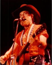 Willie Nelson rare vintage 1970's/early 80's 8x10 inch press photo on stage  picture