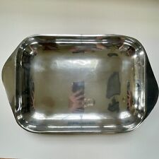 Nambe #514 Thick Metal Alloy Serving Tray Hot Cold 15.5