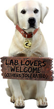 Lifelike Pet Pal Labrador Retriever Statue 13.25