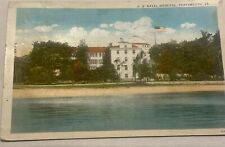 Postcard US Naval Hospital Portsmouth Virginia USA used 1932 vintage picture
