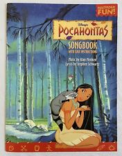 Vintage 1995 Disney Pocahontas Recorder Songbook & Coloring Book Collectible picture
