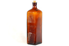 Wilbert's Javex 20oz Antique Square Bottle With Cork picture