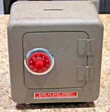 VINTAGE 1960s Toy Safe DIEBOLD JUNIOR Bank of Dade County Florida L@@K picture