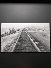 RPPC Vintage Railway Crash Site With Old Cars And Parts Scattered About picture