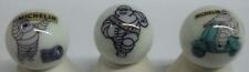 Set of 3 Michelin Man Glass Marbles picture