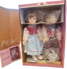 Paradise Galleries Phyllis Wright Musical Jack & Jill Porceline Dolls 1995  picture