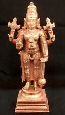 Lord Vishnu / Narayana Idol In Pure Solid Copper picture