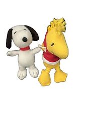 Peanuts Snoopy Woodstock Mini Plush Stuffed Animal Bird Dog Lot Pair Set picture