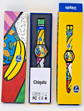 Romero Britto Chiquita Watch pop of nature Banana new in box Rare htf art picture