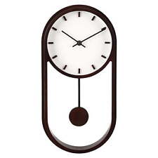Better Homes & Garden Indoor Faux Wood Pendulum Analog Wall Clock picture