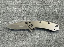 Kershaw Cryo 1555TI Assisted Open Knife Frame Lock Plain Edge - Blade Stained picture