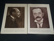 1913 ILLUSTRATED LONDON NEWS PORTRAITS LOT OF 2 - KIPLING & BARRIE - NP 3849 picture