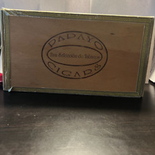Wooden Cigar Box  Papayo Cigar Box  Nice condition picture
