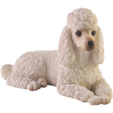 ♛ SANDICAST Dog Figurine Sculpture Poodle White picture