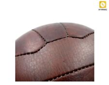Retro Leather Fottball Ball Brown Gift For A Football Fan Coach Home Decoration picture