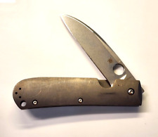 Spyderco Swayback titanium  knife CTS-XHP 3 1/4