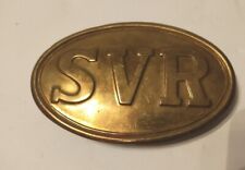 Vintage SVR Sons Of Veterans Reserves Belt Buckle Lead Filled picture