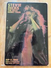 Stevie Nicks Wild Heart Tour New York 1983 8” x 12” Tin Sign Fleetwood Mac  New picture