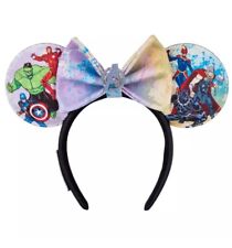 Disney Marvel Avengers  2024 Loungefly Ears Headband Hulk Ironman Panther NEW picture