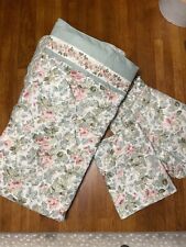 Laura Ashley Queen/Full Comforter Shams Flat sheet Floral & Paisley Vintage picture