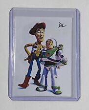 Woody & Buzz Limited Edition Artist Signed “Toy Story” Trading Card 3/10 picture