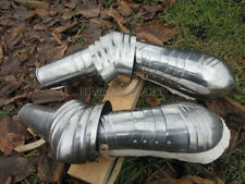 18GA Medieval Warrior Larp Gothic Arm Protectector Full Medieval Larp Pauldrons picture