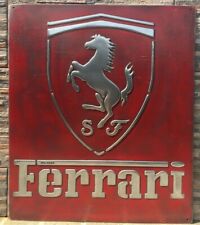 vintage Metal Sign Ferrari picture