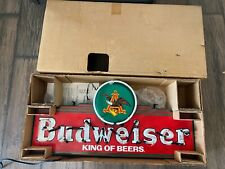 NOS Vintage 1995 Budweiser King of Beers Promotional Neon Sign  Pickup Only picture