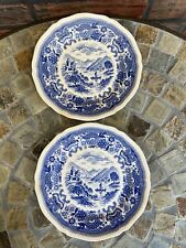 Vintage Villeroy & Boch Porcelain Blue Burgenland Faience 6-1/4