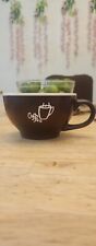 World Market Large Brown Coffee or Tea Cup Pre-owned picture