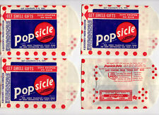 4 Vintage 1950’s Popsicle Bags/Wrappers, Unused picture
