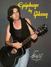 Original 1988 Epiphone By Gibson Guitar Bi-Fold Color Dealer Brochure / Catalog picture