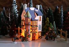 Dept 56 Dickens Village Wool Shop and Toy Vendor & cart ,New picture