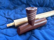 Brand New Pipestone Catlinite Ceremonial Peace Pipe signed  Loud Thunder picture