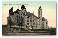 B. M. C. Durfee High School Fall River Massachusetts V & Sons Postcard E2 picture