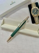 Rolex Pen Executive Green Ballpoint AD Gift With Service Pouch picture