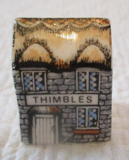 Birchcroft Miniature House Shaped Thimble -- Thimbles Cottage picture