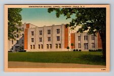 Ithaca NY- New York, Administration Bldg. Cornell University, Vintage Postcard picture