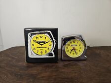Vintage Stanley Powerlock Tape Measure Promotional /Alarm Clock  New Old Stock  picture
